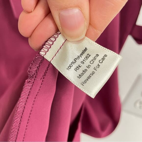 Standards & Practices Dusty Pink Short Sleeve Wrap Style Midi Dress Womens 3X - Picture 9 of 9